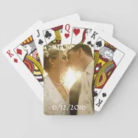 Personalized Deck of cards Wedding Photo