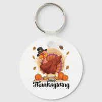 Happy Thanksgiving  Keychain