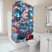 Sapphire & Ruby Gems  Shower Curtain