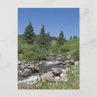 Mountain Colorado Stream Postcard