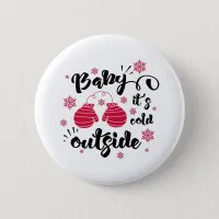 Baby its cold outside cute mittens winter button