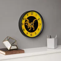 Gold Dinosaur Hide Clock