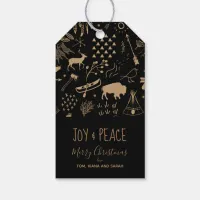 Buffalo Kraft Paper Joy & Peace ID599 Gift Tags