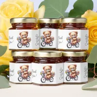 Teddy Bear Thank You for being so sweet Honey Jar Favors