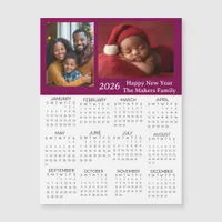 2026 Personalized Photos Mini Calendar