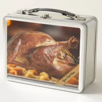 Turkey Thanksgiving Dinner and Wild Turkey Metal Lunch Box