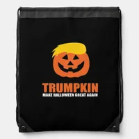 Halloween Trumpkin V2 Drawstring Bag