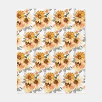 Sunflowers Fleece Blanket