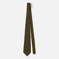 Retro Funk Geometry Fashion neck Tie