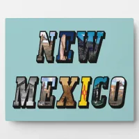 New Mexico Picture Text Plaque