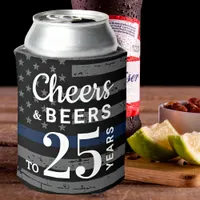 Police Retirement Party Favors Cheers & Beers Can Cooler