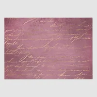 Vintage Handwritten Letter Tissue Paper