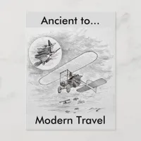 Vintage Ancient to Modern Travel Postcard