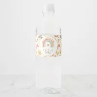 It’s a Girl Boho Rainbow Water Bottle Label – Eart