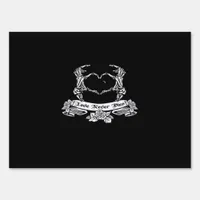 Skeleton Hand Design  Sign