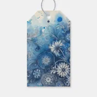 Blue Watercolor Ephemera Gift Tags