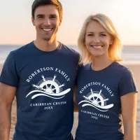 Family Cruise Nautical Ship Wheel T-Shirt