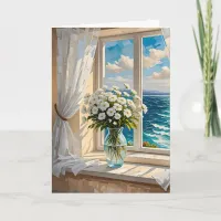 Thinking About You | Pretty Ocean Scene Card