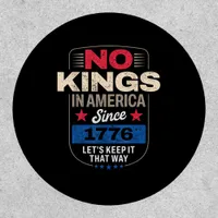 No Kings In America Retro Classic Patch