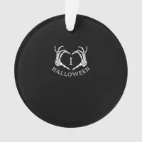 Halloween Skeleton Heart Fall Ornament