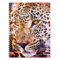 Leopard Add Your Name Notebook