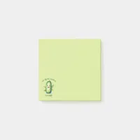 Cute Green Cartoon Pickle Post-it Notes