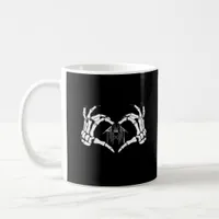 Skeletons Token Heart Hands  Coffee Mug