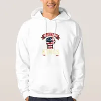 Rejecting Kings Since 1776 Patriotic American Inde Hoodie