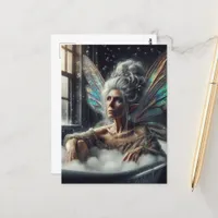 Fairy Woman Bathing Postcard