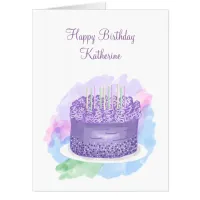 Large Jumbo Sized Personalized Birthday Card