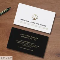 Simple Elegant Legal Business Card