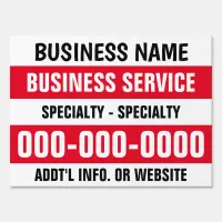 18" X 24" Create Your Own Small Business Yard Sign