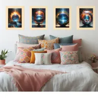 Celestial Cosmos on Wall Art Sets