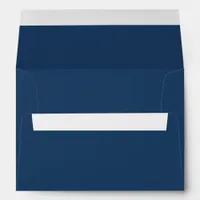 Navy color envelope