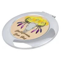 California Boho Cowgirl Compact Mirror