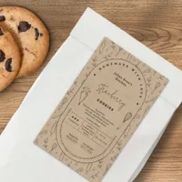 Rustic Cooking Utensils Pastry Cottage Law Label