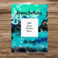 Personalized Happy Birthday Photo Jumbo Card