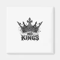 No Kings In America Minimal Clean Magnet