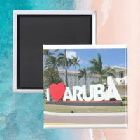 I love Aruba - One happy Island Magnet