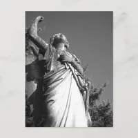 Angel in Black and White Postcard