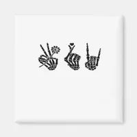 Heart And Hands Skeleton Heart Hands Soft Magnet