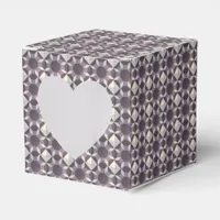 Favor Box - Purple Quilt Pattern