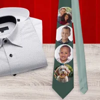 4 Photos Gallery Custom Elegant Family Photography Neck Tie