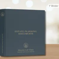 Estate Planning Trust Document 3 Ring Binder