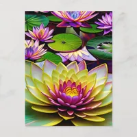 Water Lily Postcard