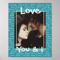 Personalize this "Love" Poster with Your Picture