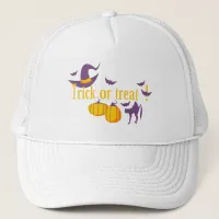 trick or treat trucker hat