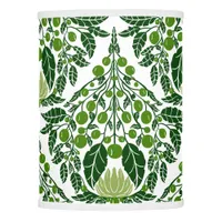 Art Nouveau Green–Vintage Floral Scallop  Lamp Shade