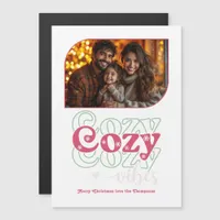 Frosted Cranberry Holiday Keepsake Christmas Photo