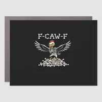 F Caw F Funny Chicken Halloween Cool Unique Style Car Magnet